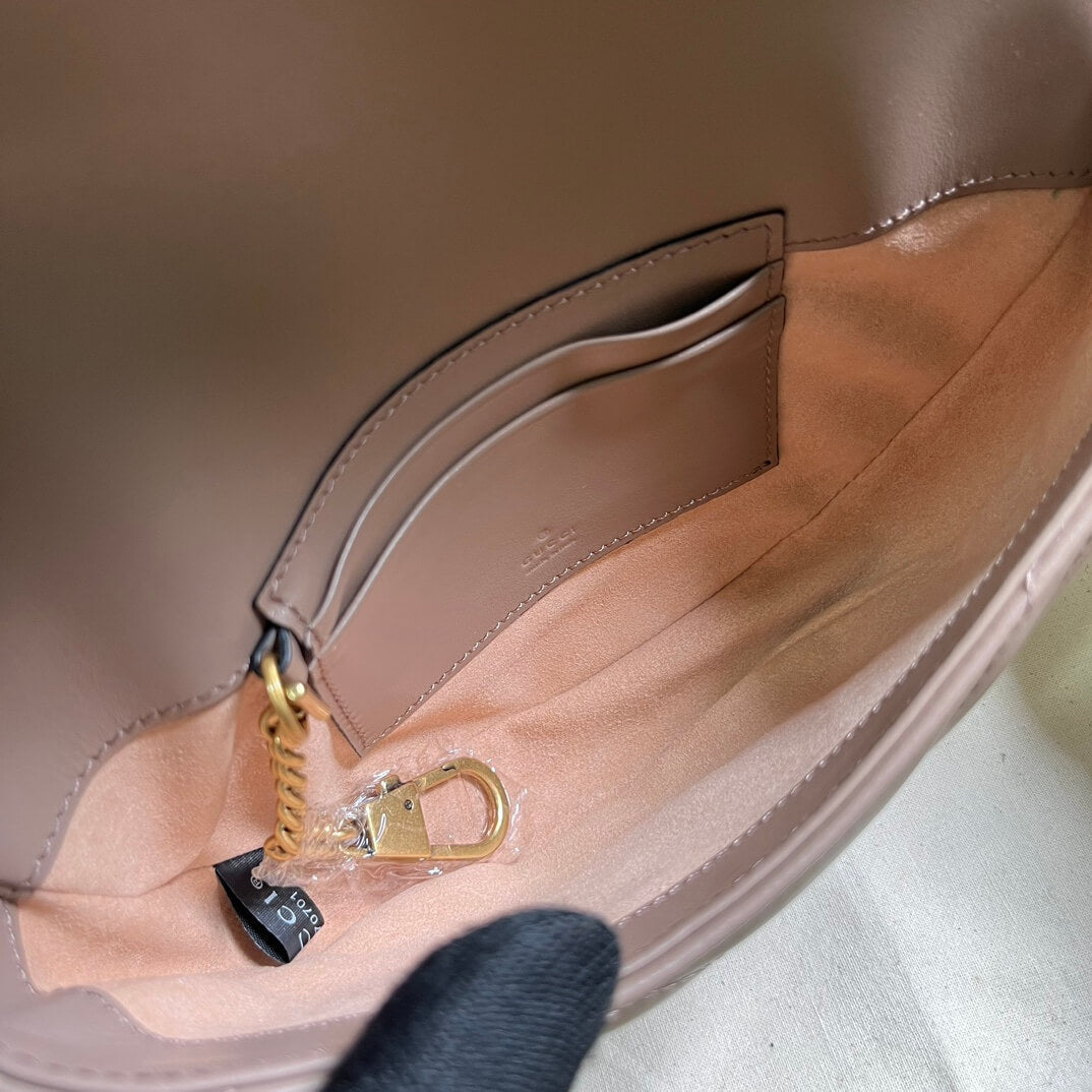 Gucci Mini GG Marmont Leather Shoulder Bag
