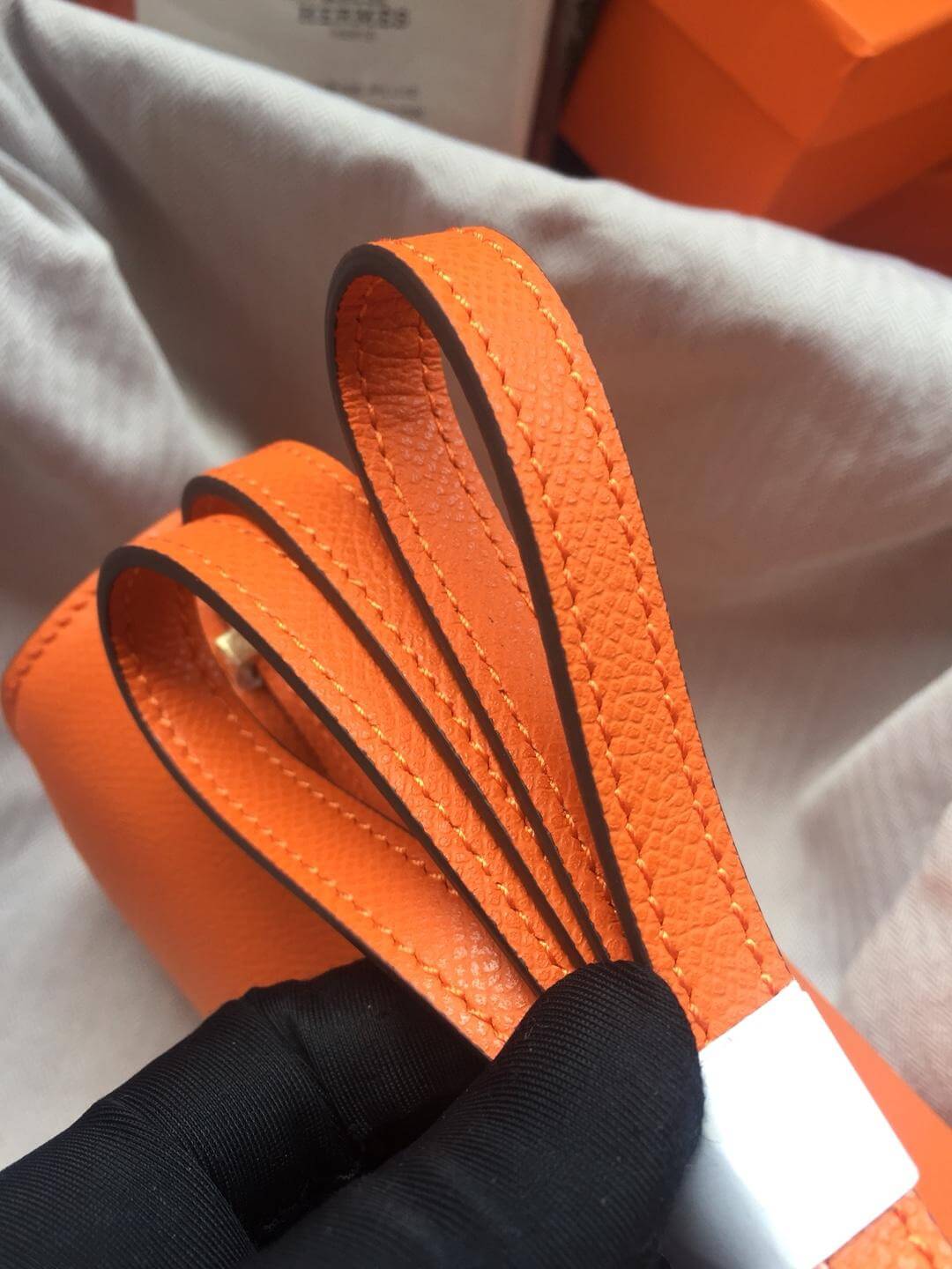 Hermes Constance Orange Bag