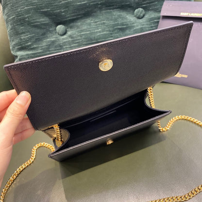 YSL Kate Black Bag Gold Hardware