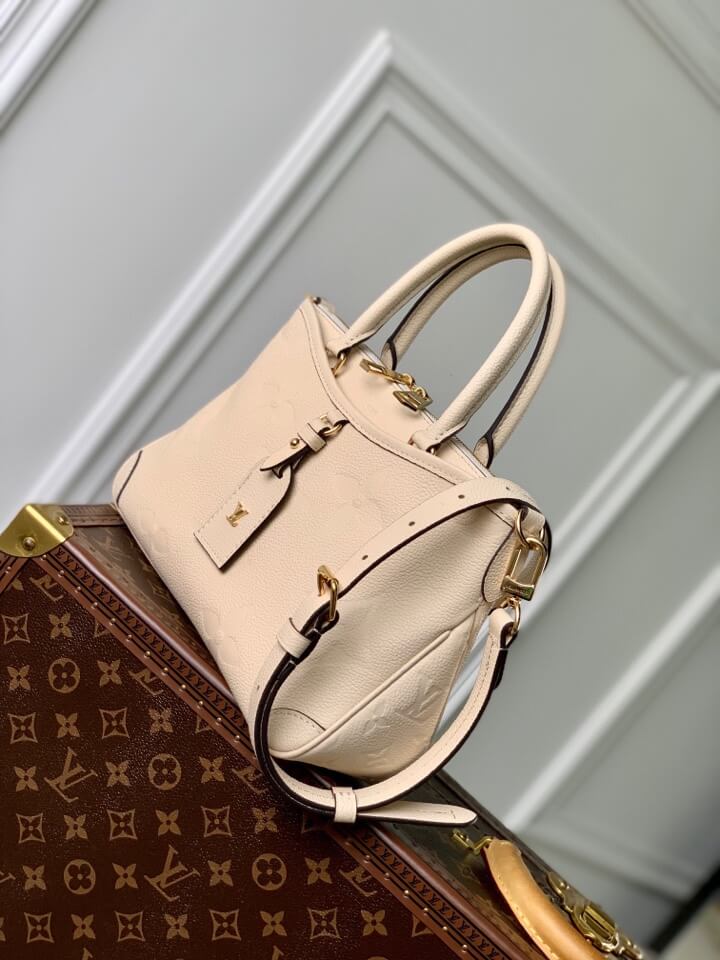LV Trianon Bag In Monogram Empreinte Leather