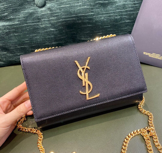 YSL Kate Black Bag Gold Hardware