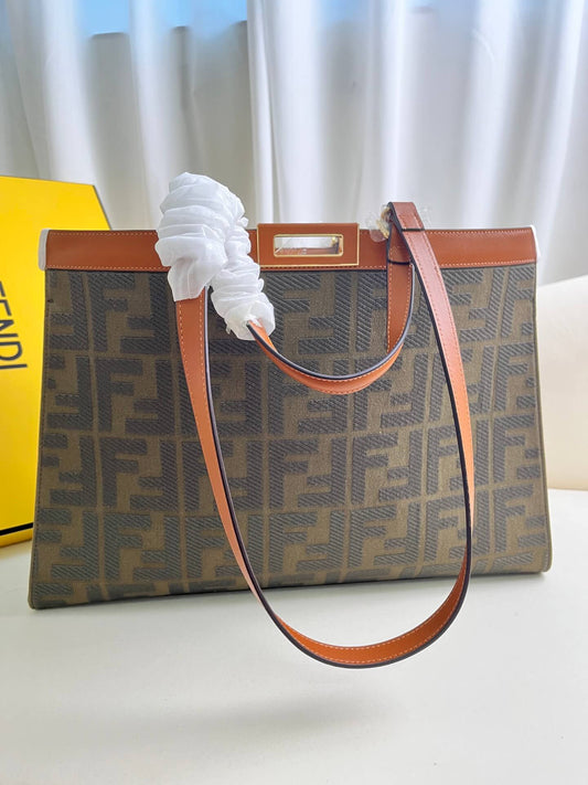 Fendi X-tote Bag In Canvas Bag