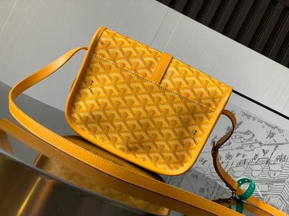 Goyard Belvedere PM Yellow Bag