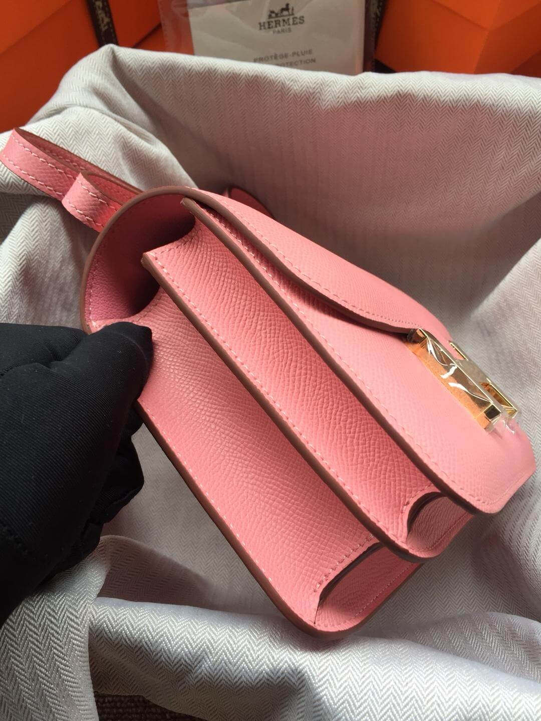 Hermes Constance Pink Bag