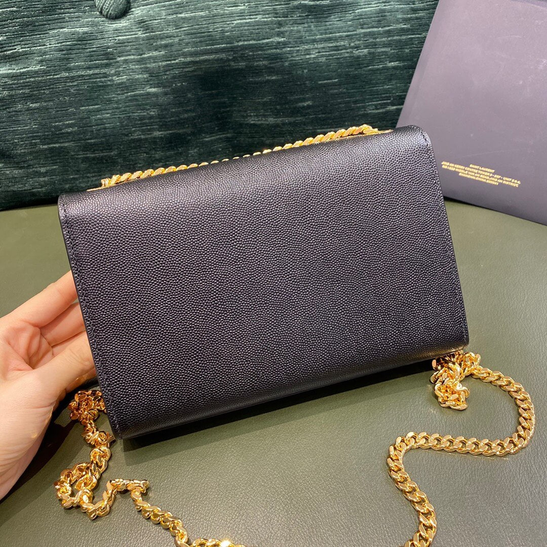 YSL Kate Black Bag Gold Hardware