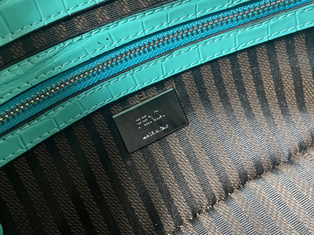 Fendi Baguette Continental Neon Bag