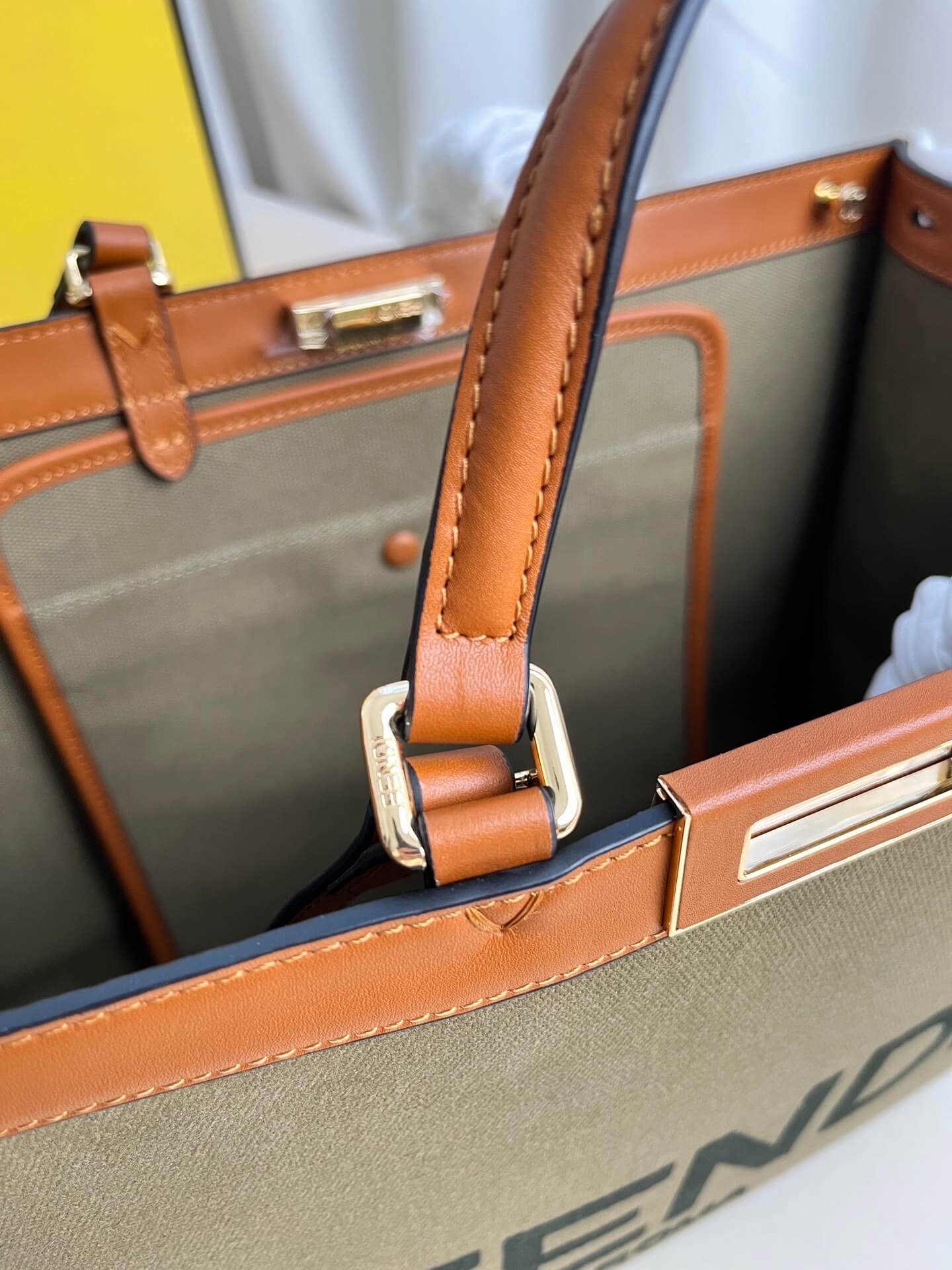 Fendi X-tote Bag In Canvas Bag
