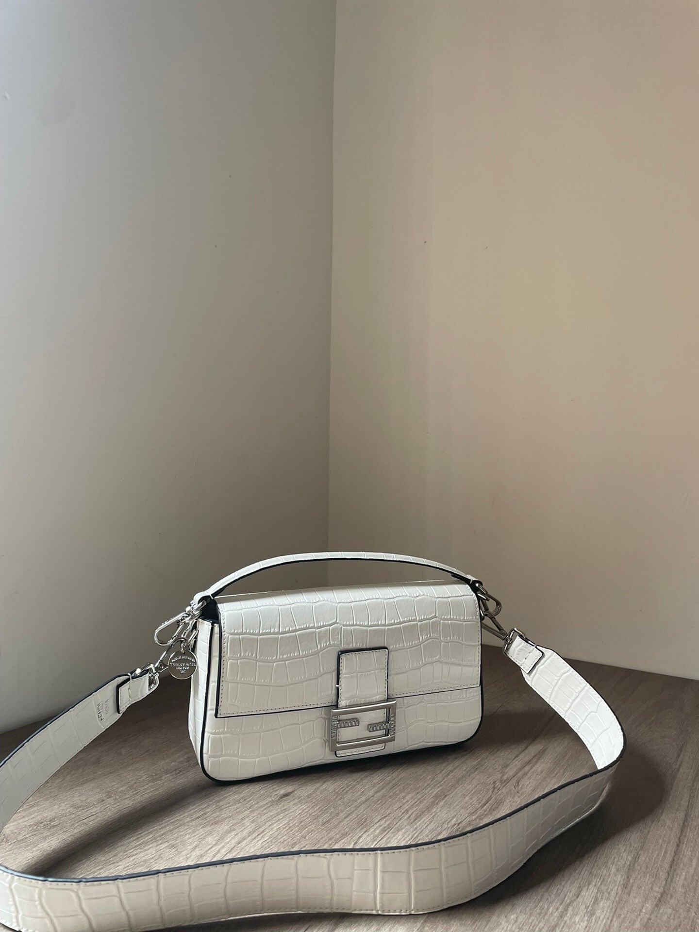 Fendi Baguette Continental Neon Bag