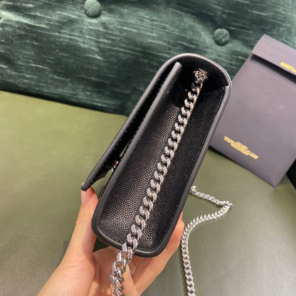 YSL Kate Black Bag Silver Hardware