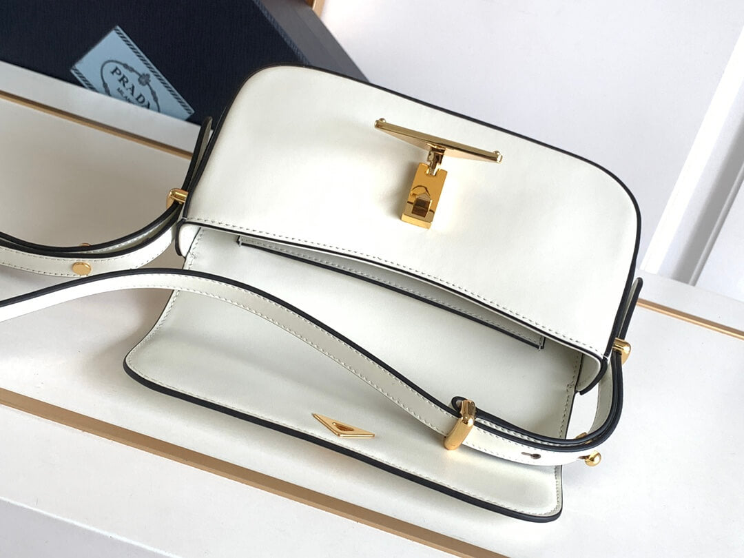 Prada Embleme Saffiano Shoulder Bag
