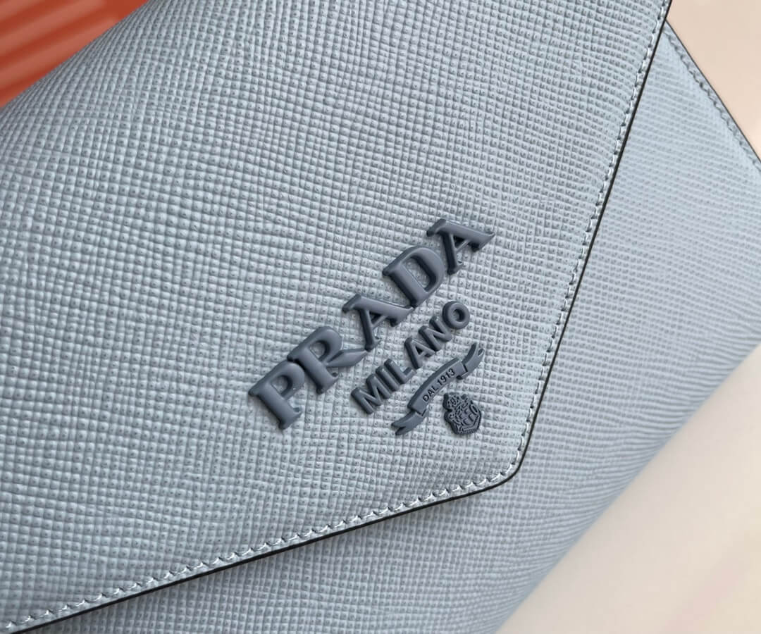 Prada Lettering Logo Tote Bag