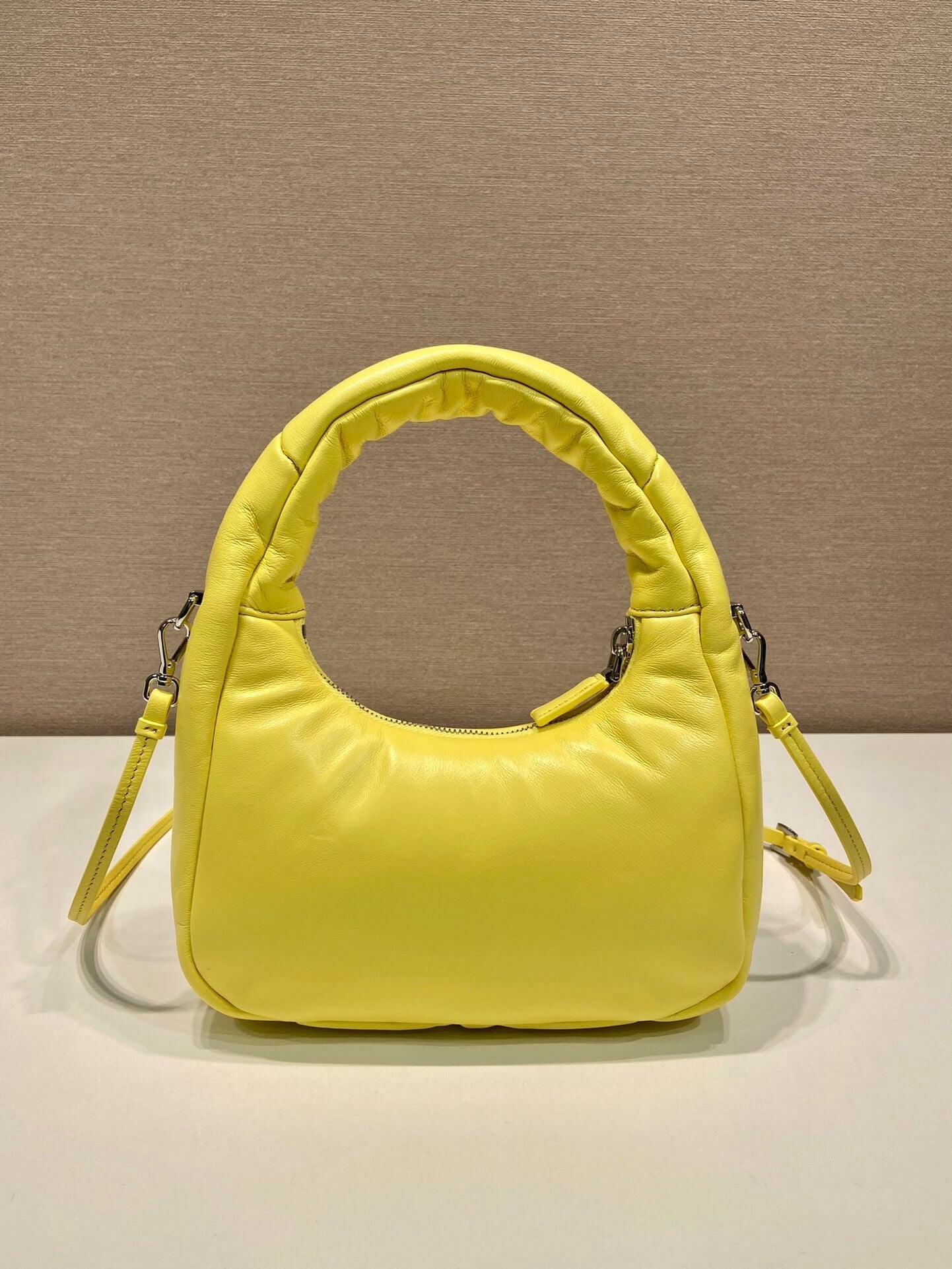 Prada Small Padded Yellow Bag