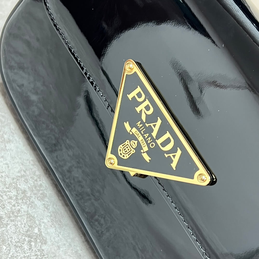 Prada Embleme Saffiano Shoulder Bag