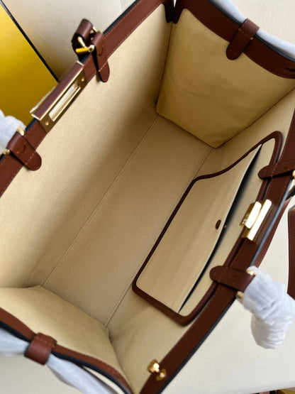 Fendi X-Tote Bag In Canvas Bag