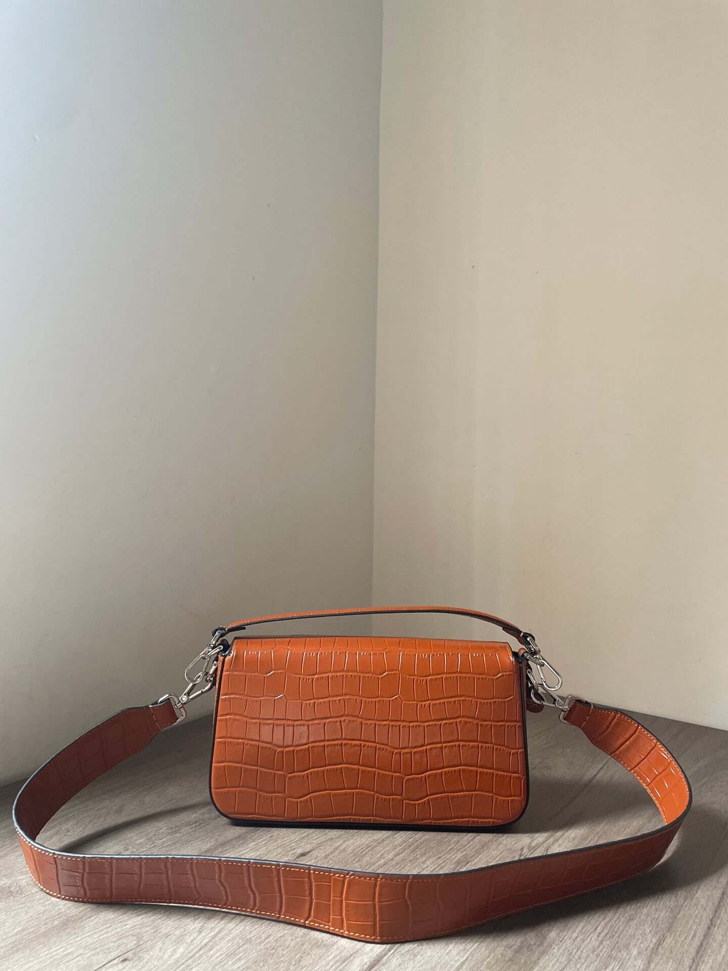 Fendi Baguette Continental Neon Bag
