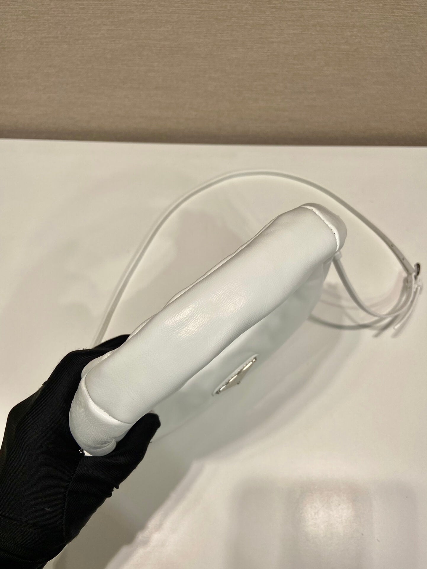 Prada Small Padded White Bag