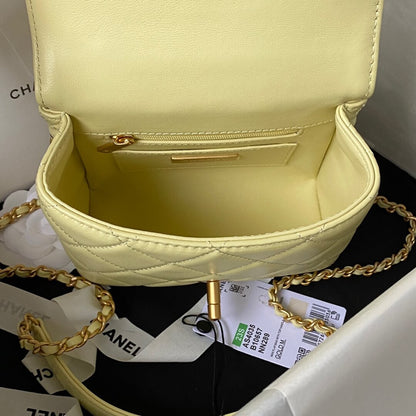Chanel Matelasse 2 Way Top Handle Chain Bag