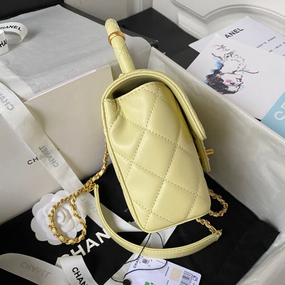 Chanel Matelasse 2 Way Top Handle Chain Bag