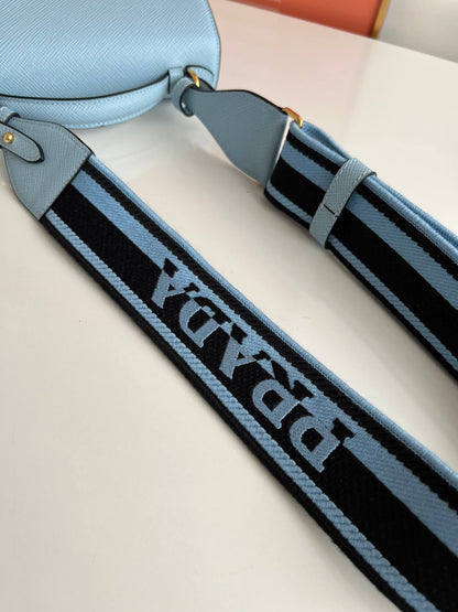 Prada Lettering Logo Tote Bag