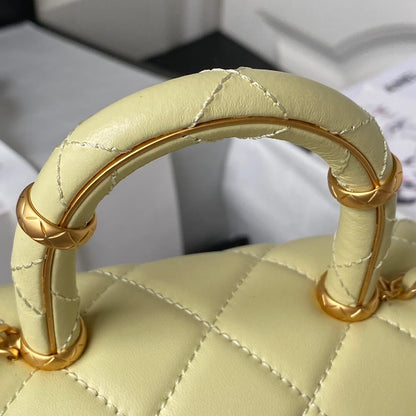 Chanel Matelasse 2 Way Top Handle Chain Bag