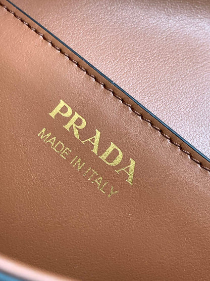 Prada Embleme Saffiano Shoulder Bag