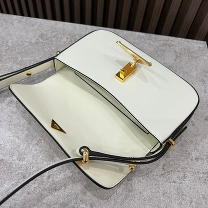 Prada Embleme Saffiano Shoulder Bag