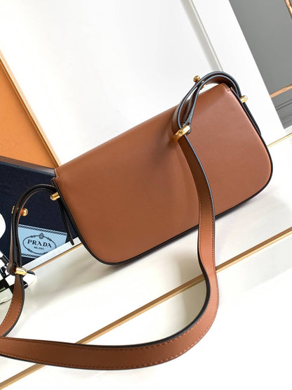 Prada Embleme Saffiano Shoulder Bag