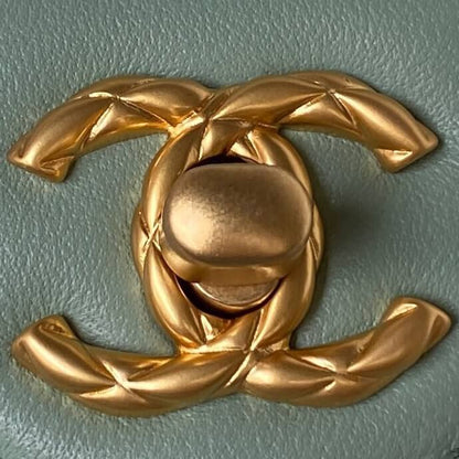 Chanel Matelasse 2 Way Top Handle Chain Bag
