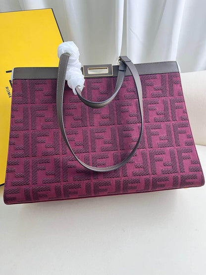 Fendi X-tote Bag In Canvas Bag