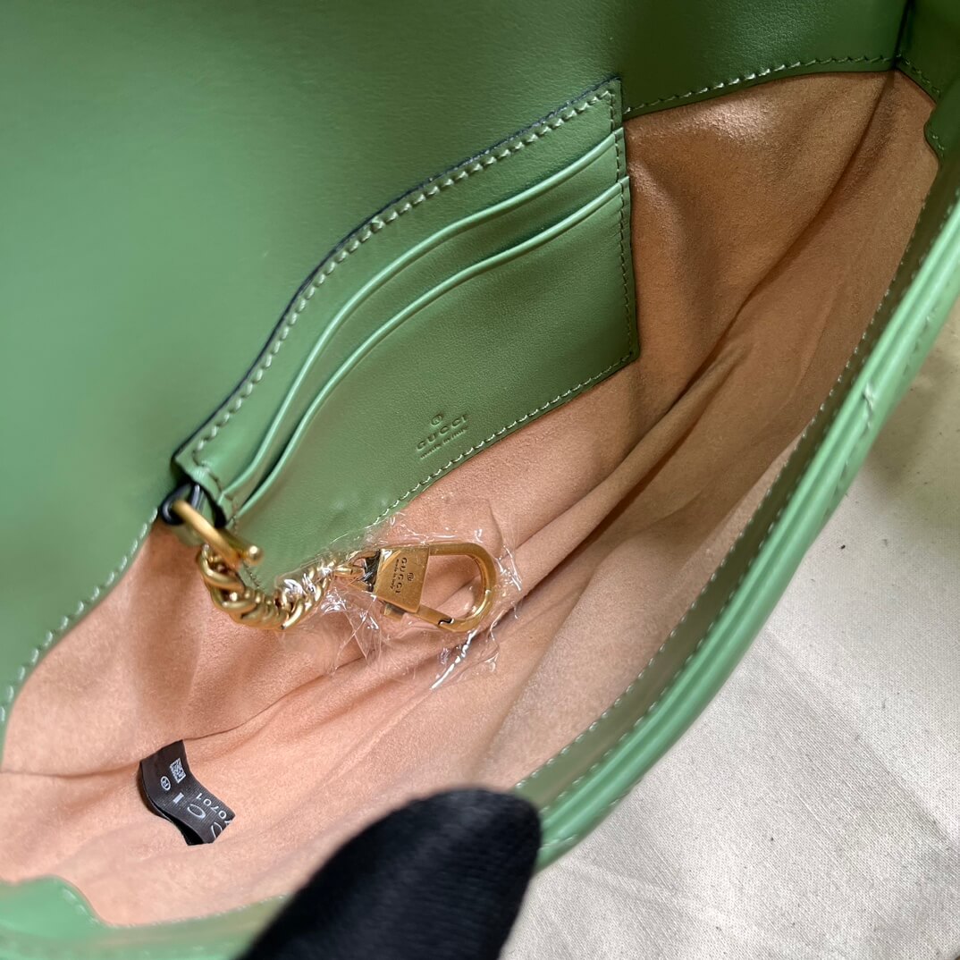 Gucci Mini GG Marmont Leather Shoulder Bag