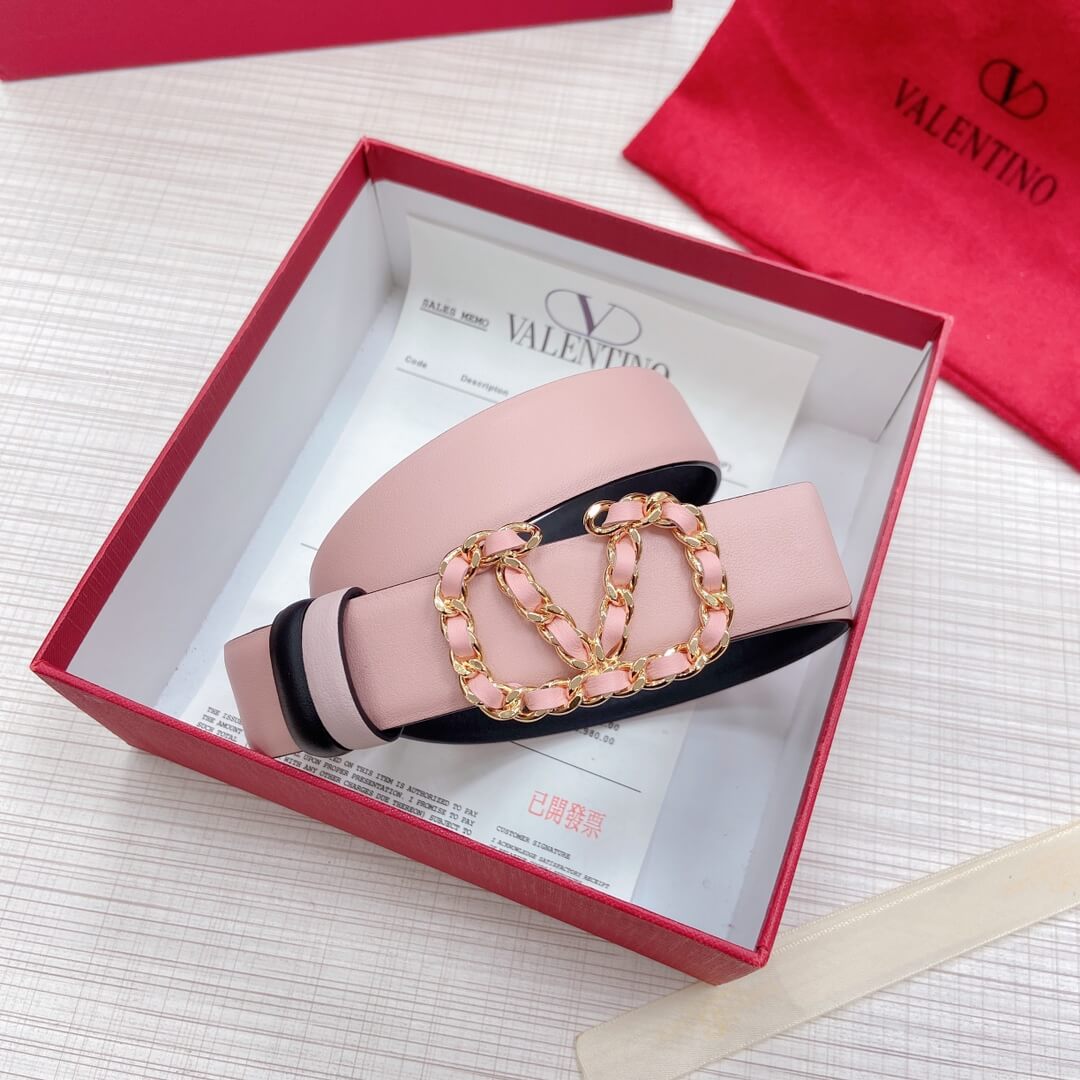 Valentino Ladies Double Sided Belts