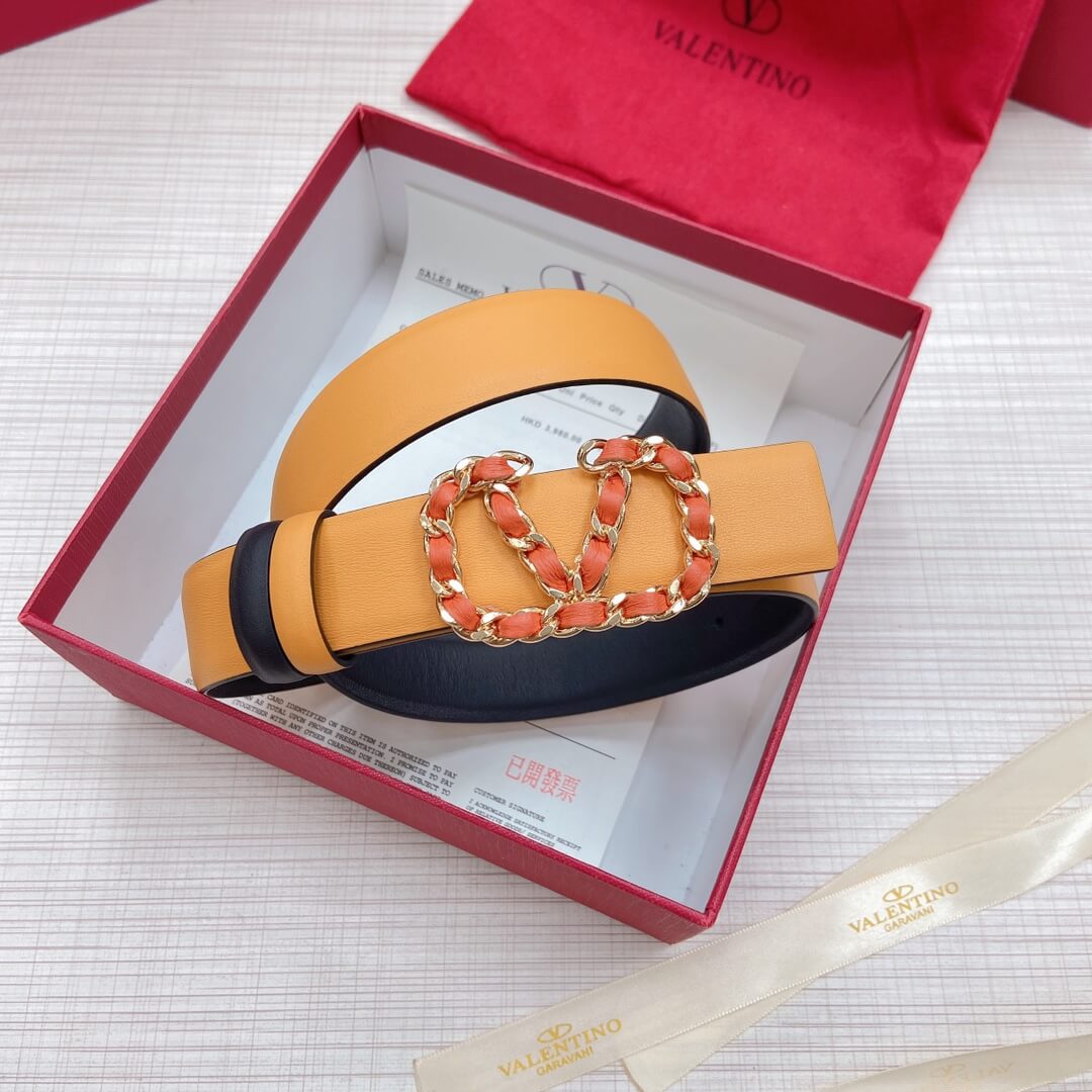 Valentino Ladies Double Sided Belts