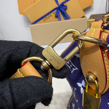 Louis Vuitton Speedy Bandoulière 30 Bag Navy Blue
