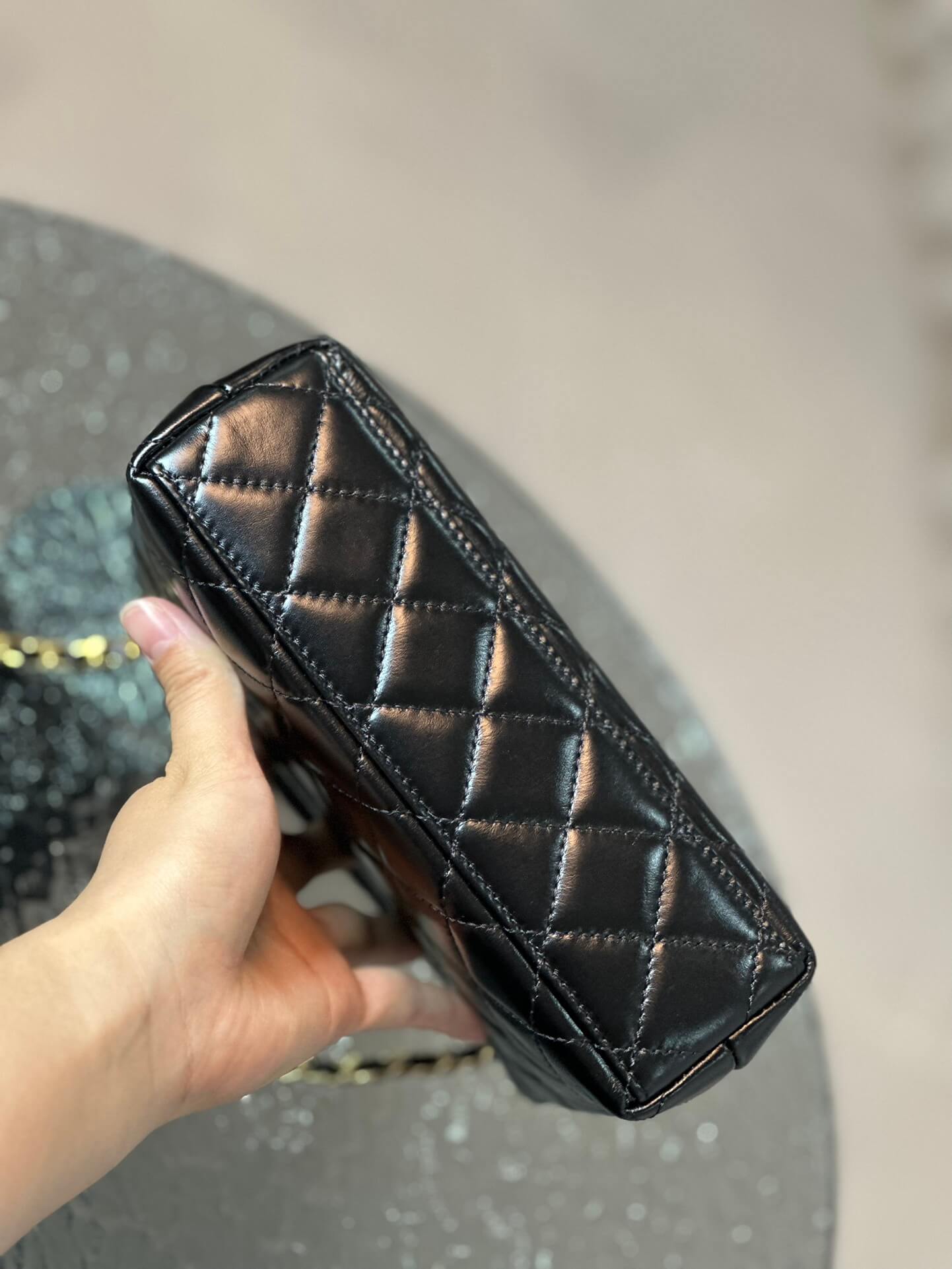 Chanel Kelly Black Large Size Bag