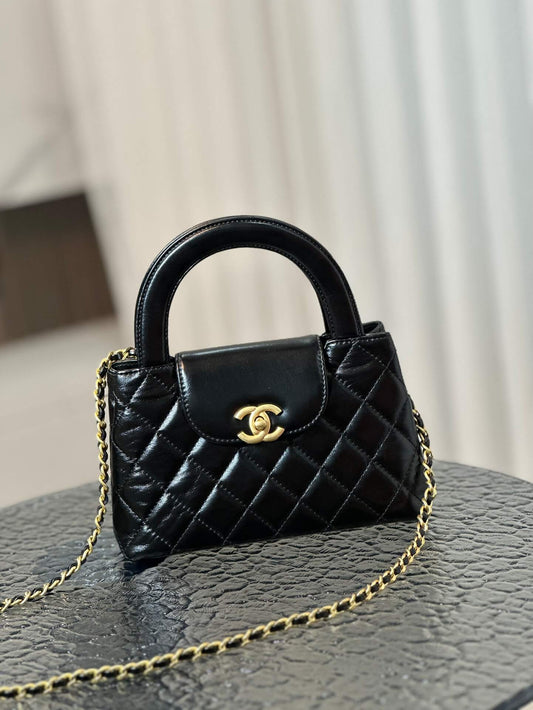 Chanel Kelly Black Large Size Bag