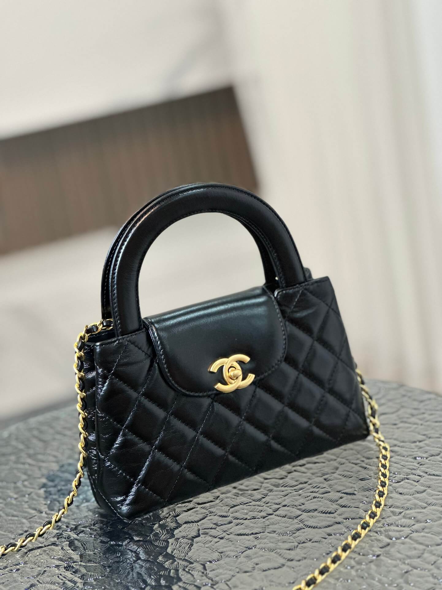 Chanel Kelly Black Large Size Bag