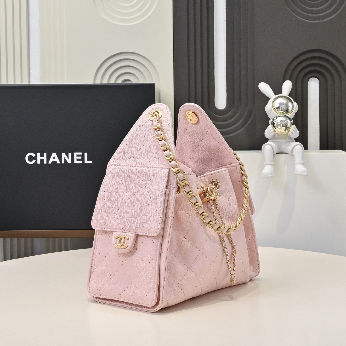 Chanel Hobo 25c Pink Handbag