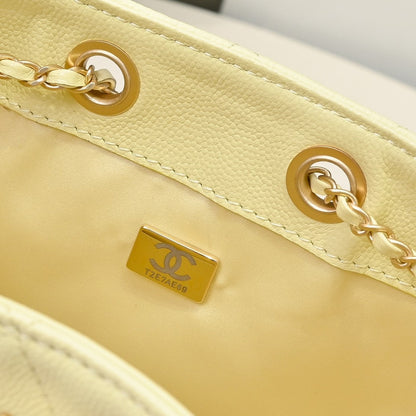 Chanel Hobo 25c Yellow Handbag