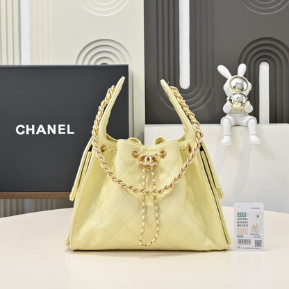 Chanel Hobo 25c Yellow Handbag