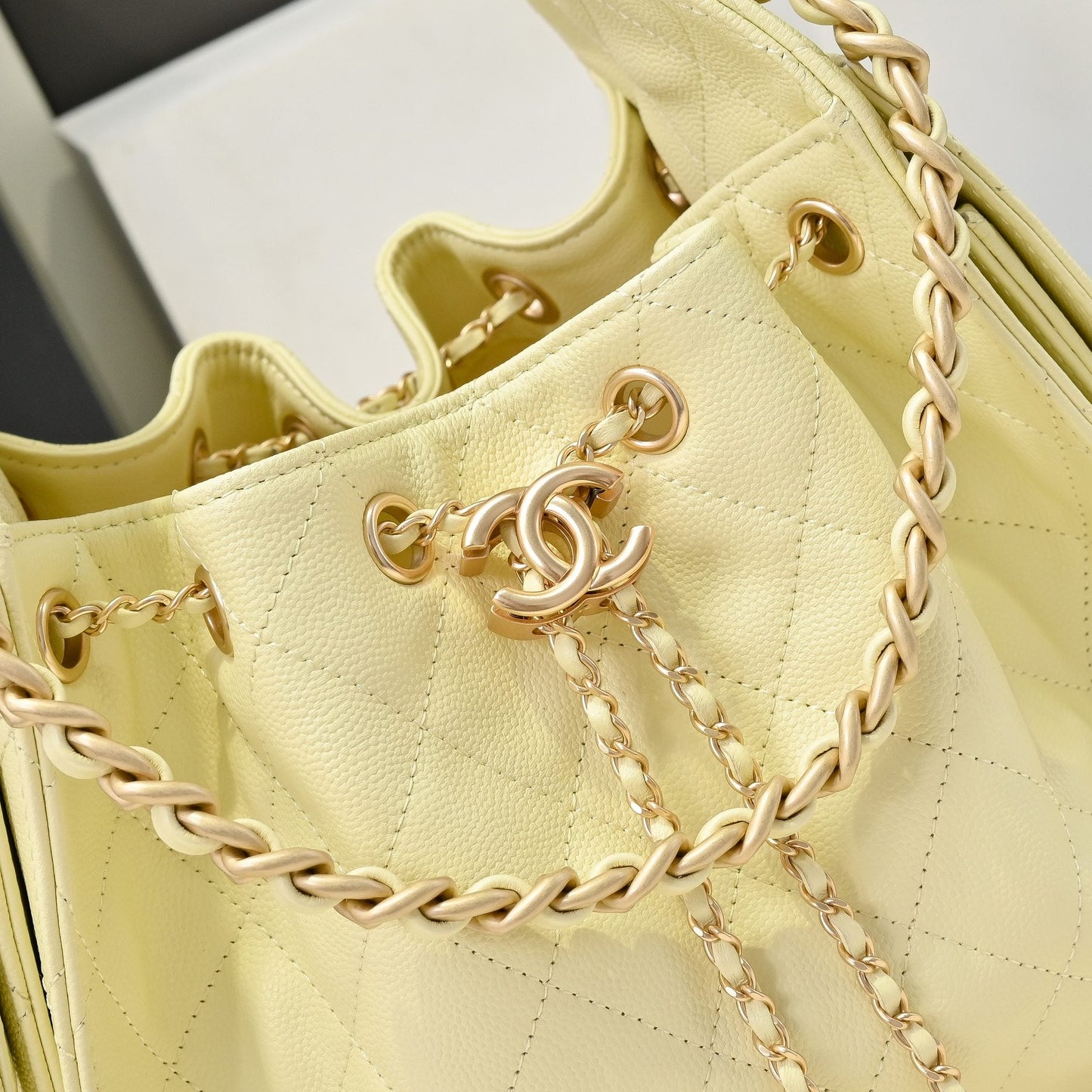 Chanel Hobo 25c Yellow Handbag