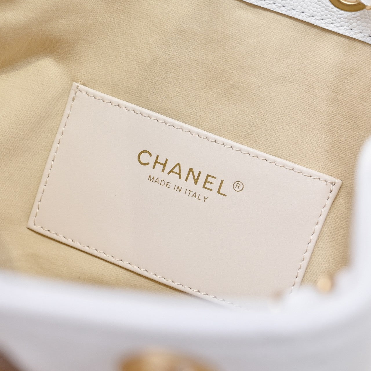 Chanel Hobo 25c White Handbag