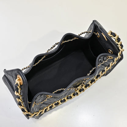 Chanel Hobo 25c Black Handbag
