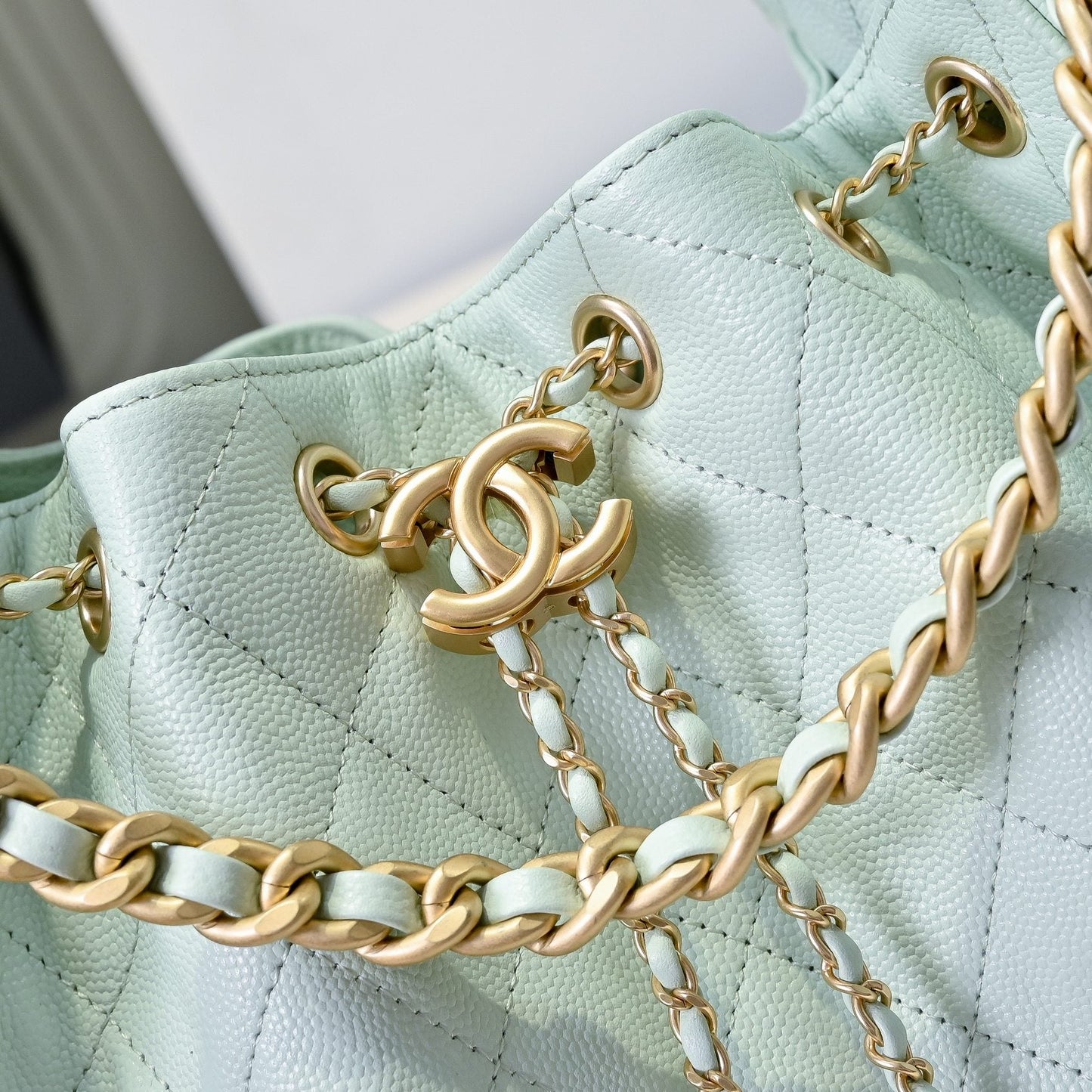 Chanel Hobo 25c Ice Blue Handbag