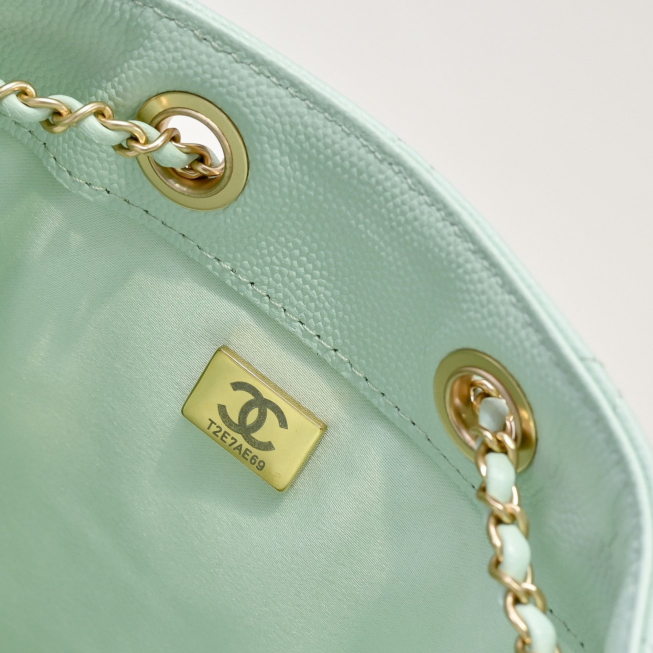 Chanel Hobo 25c Ice Blue Handbag