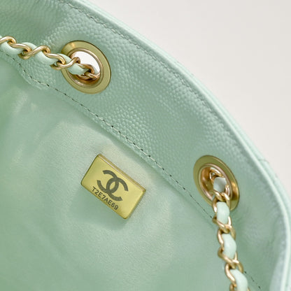 Chanel Hobo 25c Ice Blue Handbag