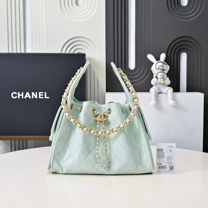 Chanel Hobo 25c Ice Blue Handbag